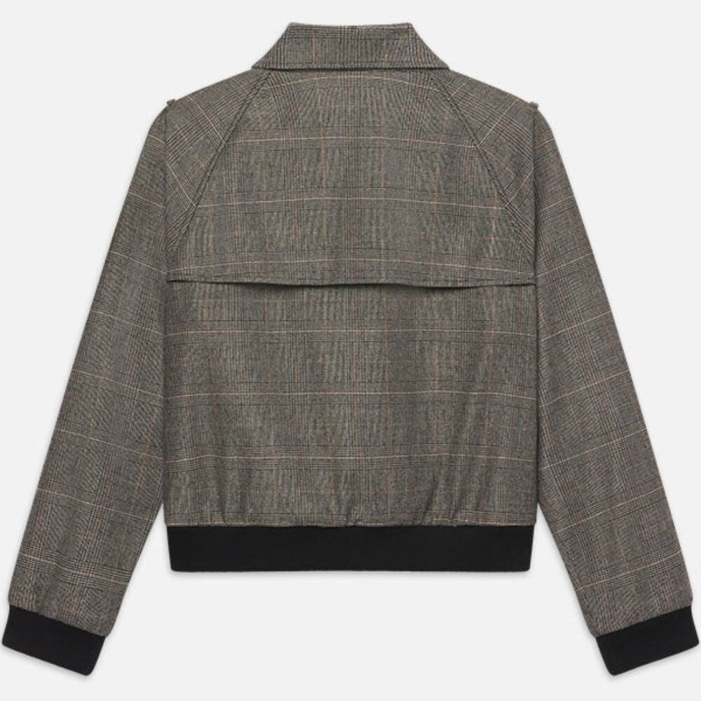 Frame Modern Bomber Jacket Tweed XL Like New - Picture 2 of 4